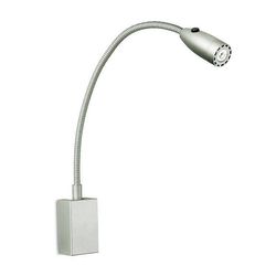 LEDS-C4 Lighting Seng LED 1 Lys indendørs justerbar væg seng lys læsning lampe grå