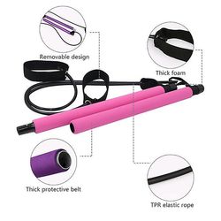 Fitness Yoga Resistance Band Pink