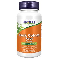 NOW Foods Nyt Foods Black Cohosh Root, 80 mg, 90 Caps (pakkaus 1)