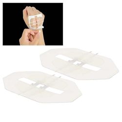 Unitoney 2st Emergency Wound Closures Bandaid Device Självhäftande bandage Zip Stitch Laceration Kit för sårvård