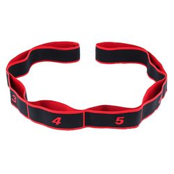 8 segmenter Yoga Pull Strap Bælte Latin Dance Training Modstandsbånd Latex Polyester Elasticitet Gym Pilates Fitness Exercise Yfx Rød