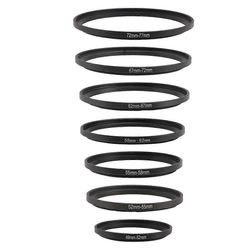 49mm 52mm 55mm 58mm 62mm 67mm 72mm 77mm metallinen kameran linssisuodatin Stepping Step up renkaat linssinsuojus Mainos kuten kuvassa näkyy