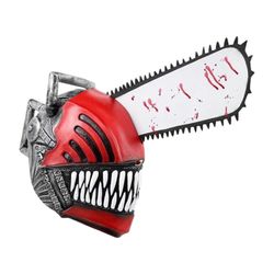 Anime Chainsaw Man -naamio, Halloween Cosplay FullHead -naamio, Denji-kypärä