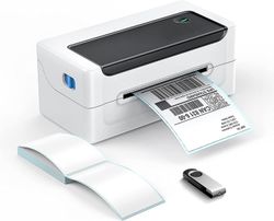 Piao Label Printer, 4x6 Desktop Label Stregkode printer med 150mm/ s Høj hastighed til hjemmet Small Business Nem opsætning til Windows Mac