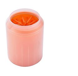 Coosilo Safe Pet Foot Bad Soft Silikone Brush orange S 7.2*9.3*5.5cm