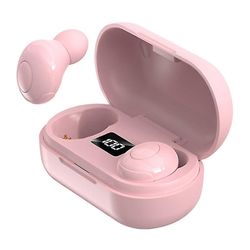 T8 TWS Intligent Noise Cancling Ipx6 Vanntett Bluetooth-øretelefon Rosa