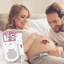 Sikiön Doppler-ultraääni Vauvamonitorin sykemittari Koti raskaana