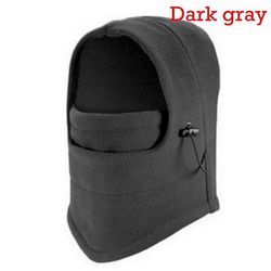 Vinter varm fleece beanies hatte til mænd kranium bandana hals varmere elefanthue ansigt warmming wargame cap specialstyrker unisex hat Grå