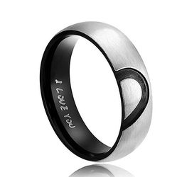 Engagement Rustfrit Stål Couple Ring [mænds] 12