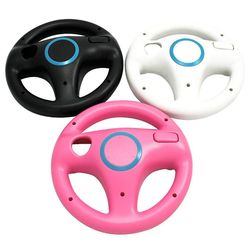 Racing Spil Rat til Nintendo til Wii Controller Retning Manipulere Wheel Fjernbetjening Beskyttelseskasse Sort