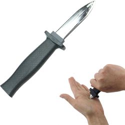 Joke Magic Plastic Retractable Knife Halloween Rekvisitter Legetøj Slide Dolk Trick Anti Stress Legetøj-10