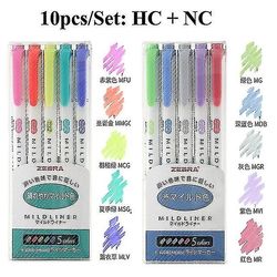 Japan Zebra Mildliner 35 Gentle Pastell Soft Colors Mild Line Highlighter For Office Study Notes Tegn illustrasjon Merking - Art Markører