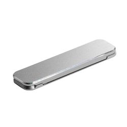 Brug Mini Folding Phone Shell Back Stick Bærbare Dovne lille beslag sølv