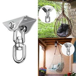 Mikasa 360 Hængekøje stol hængende loft Mount Spring Snap Dreje kroge Hardware Kit