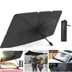 Witdreamer Foldbar bil forrude Parasol forrude Forrude Visir Solskærm Paraply S