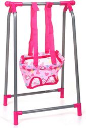 Baby Doll Play Set 5 In 1 Dolls Tarvikkeet Nippu Nukke Lastenrattaat Nukke Syöttötuoli Pomppija Pinnasänky Keinu Nukke Huonekalut Lastentarha Leikk...