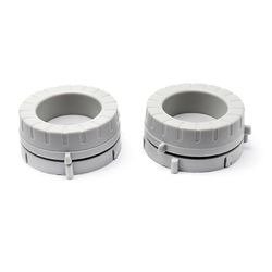 1 parin avaussarjat 1/4 tuuman Tascam NAB Hub -sovittimelle, muovinen pohja kelasta kelaan tallentimeen As Shown