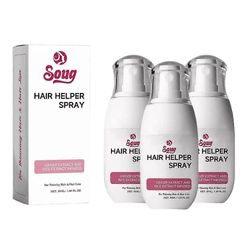 1-3kpl 50ml Hair Helper Spray Hiusten Kasvuun Paksumpi Vegaaninen Täyteläisempi Terveellisempi 3pcs