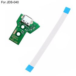 litelamg Latausporttikortti Kevyt tarkka 12Pin Flex -kaapeli USB-latausporttiliitäntäkortti Sonylle PS4: lle JDS-030 / JDS-040 / JDS-055 Vihreä for...