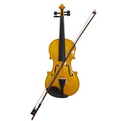 Huizhiwentong Violin Fuld 4/4 ahorn gran med sag Bue Kolofonium Alle Guld Farve