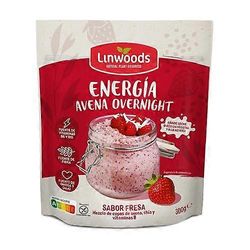 Linwoods Overnight oats energy 300 g of powder (Strawberry)