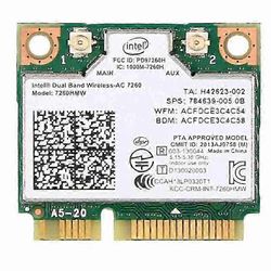Intel 7260 AC 7260HMW 867 Mbit / s 5G langaton Wifi BT Mini-PCI-E-Karte fg2025031700628