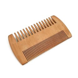 2 stykker Facial Skæg Overskæg Care Pocket Mini Skæg Kam &Hår Comb