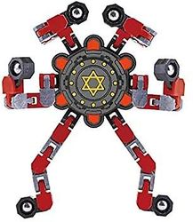 AIR Fidget Spinners Legetøj med transformable Chain Mekanisk Spiral Twister (3 Pack) (Rød)