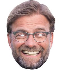 Slinx Jurgen Klopp Fotball Manager Kort Fest Fancy Dress Maske