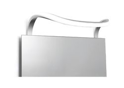 Inspired Lighting Sisley Væg lampe 12W LED Chrome IP44 4000K, 840lm, Sølv, Matteret Akryl, Poleret Krom