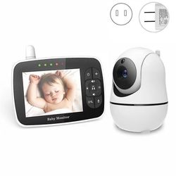 Itkuhälytin, 3,5 tuuman suuri näyttövideo itkuhälytin lämpötilanäytöllä US Plug