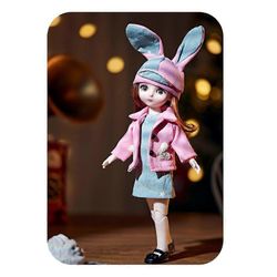 5D Silmät Ripset Yllätys Syntymäpäivälahja Pallomainen nivel nukelle leikkiin Vaatteet Kengät Lelut Tytöille Lapset Neitsyt