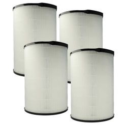 vhbw 4x ilmansuodattimen vaihto Philips FY4440/30:lle, Nanoprotect S3 ilmanpuhdistimelle - yhdistelmäsuodatin HEPA (HEPA 13) + aktiivihiili Valkoinen