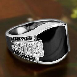 Classic Dominerende Mænds Fashion Exquisite Ring [sølv] 6