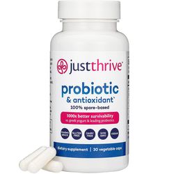 Just Thrive: Probiootti ja antioksidantti - 30 kasviskapselia