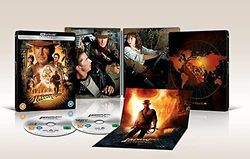 INDIANA JONES - OCH KUNGADÖMET KRISTALLSKALLE - STEELBOOK 4K + Blu-Ray