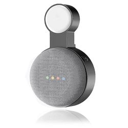 1 stk egnet Kompatibel med Google Audio Kompatibel med Google Nest Mini Wall Bracket Andre generasjons stikkontakt hengende H