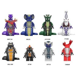 S rakennus Bs Lasten lelut 4.5cm setti 8 kpl