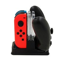 4-i-1 oplader til switch joy-con greb