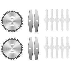 Teräksinen ruohonleikkurin teräpään vaihtoterä, yleiskäyttöinen sähköinen rikkaruohojen leikkurin lisävarusteet Kuten