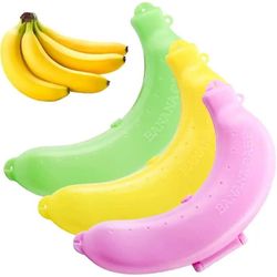 3 stk Banan Saver Utendørs Banan Protector Container Keeper Oppbevaringsboks Frukt Saver Banan Case Banan Holder Lunsj Reise