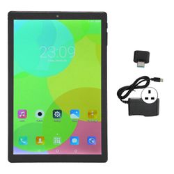 musta tabletti 10.1 tuuman IPS 2560x1600 6GB RAM 128GB ROM Octa Core CPU 5000mAh HD tabletti toimisto koulu koti 100?240V UK pistoke