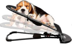 Säädettävä lemmikkieläinten keinutuoli Lemmikkikoiran sängyn keinutuoli liukumattomilla jaloilla Irrotettava pestävä kansi punainen