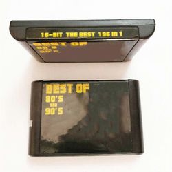 196 in 1 Multi Game -kasetti SEGA GENESIS MegaDrivelle - FFA