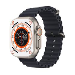 Kd99 Ultra 1.99 tommers IPS-skjerm Smart Watch Svart