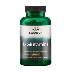 Swanson L-Glutamine, 500mg 100 capsules
