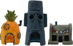 Akvaario koristelu Pieni kalasäiliö koristeet, Akvaario Ananas talosetti, Kalasäiliö Sieni Hous