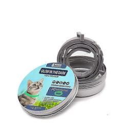 Uusi 8 kuukauden kirppu- ja punkkipanta kissoille, koiranvaljaat, hyttyskarkotepanta, hyönteis- ja hyttyspanta, valoisa panta kissa 38 cm