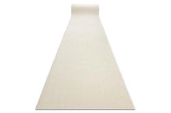 Dywany Łuszczów Runner KARMEL Plain, en hvid farve 60 cm 60x1350 cm