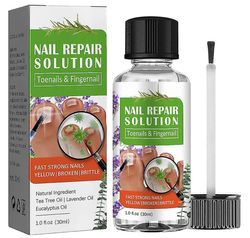 Tånagelsvampbehandling, extra stark nagelreparationslösning för fingrar och tånaglar med naturligt tea tree-oljeextrakt 30 ml 2st